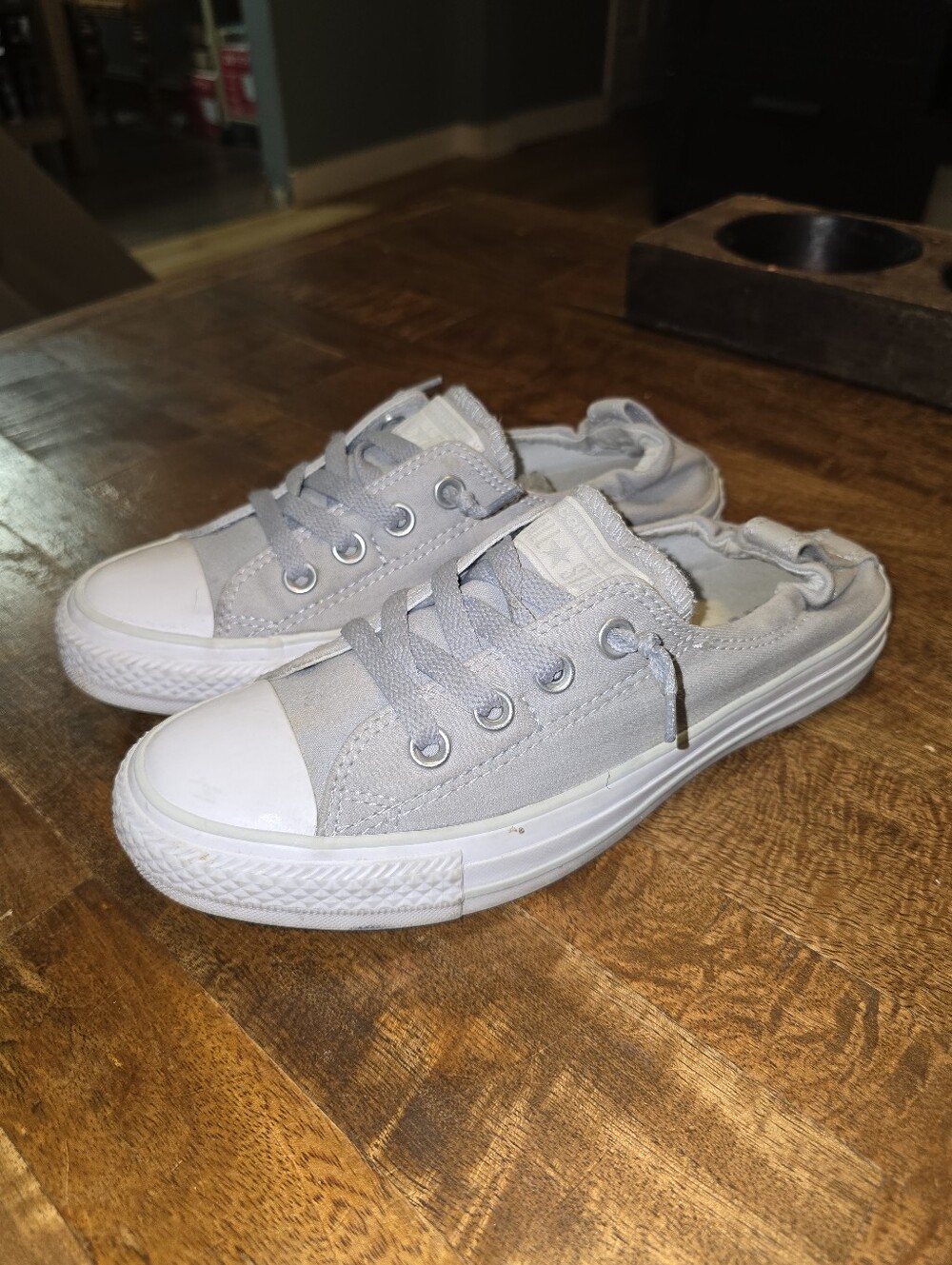Converse Chuck Taylor All Star Shoreline Slip-On Shoes Gray Sneakers Women’s 7.5